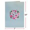 Paper Love 3D Cherry Blossom Flower Bouquet Pop Up Card, with Forever Flowers Keepsake, Gift For Birthday, All Occasion or Just Because - Oversized 10" x 7" Cards - Includes Envelope And Note